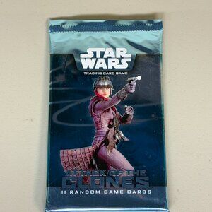 Star Wars Attack Of The Clones Booster Pack Sealed